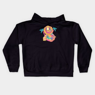 tiny house beach Kids Hoodie